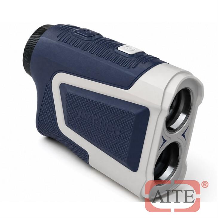 1004H Navy Blue Golf Rangefinder with Magnet and Slope Switch - AITE Optical (1)